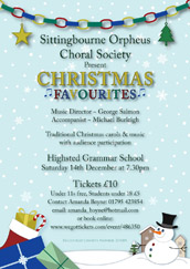 SOCS Christmas Favourites Poster